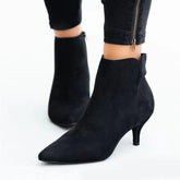 Damenschuhe Modische Stiletto-Stiefeletten mit spitzer Spitze